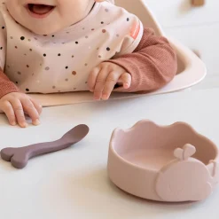 Wally Silicone Bowl & Baby Spoon Set