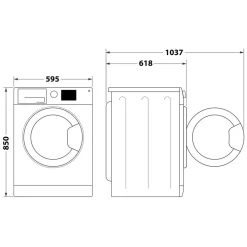 Discount INDESIT Washer 8kg 1400 RPM White