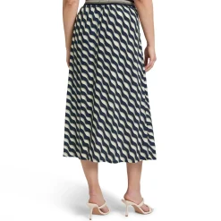 Wavy Graphic Skirt