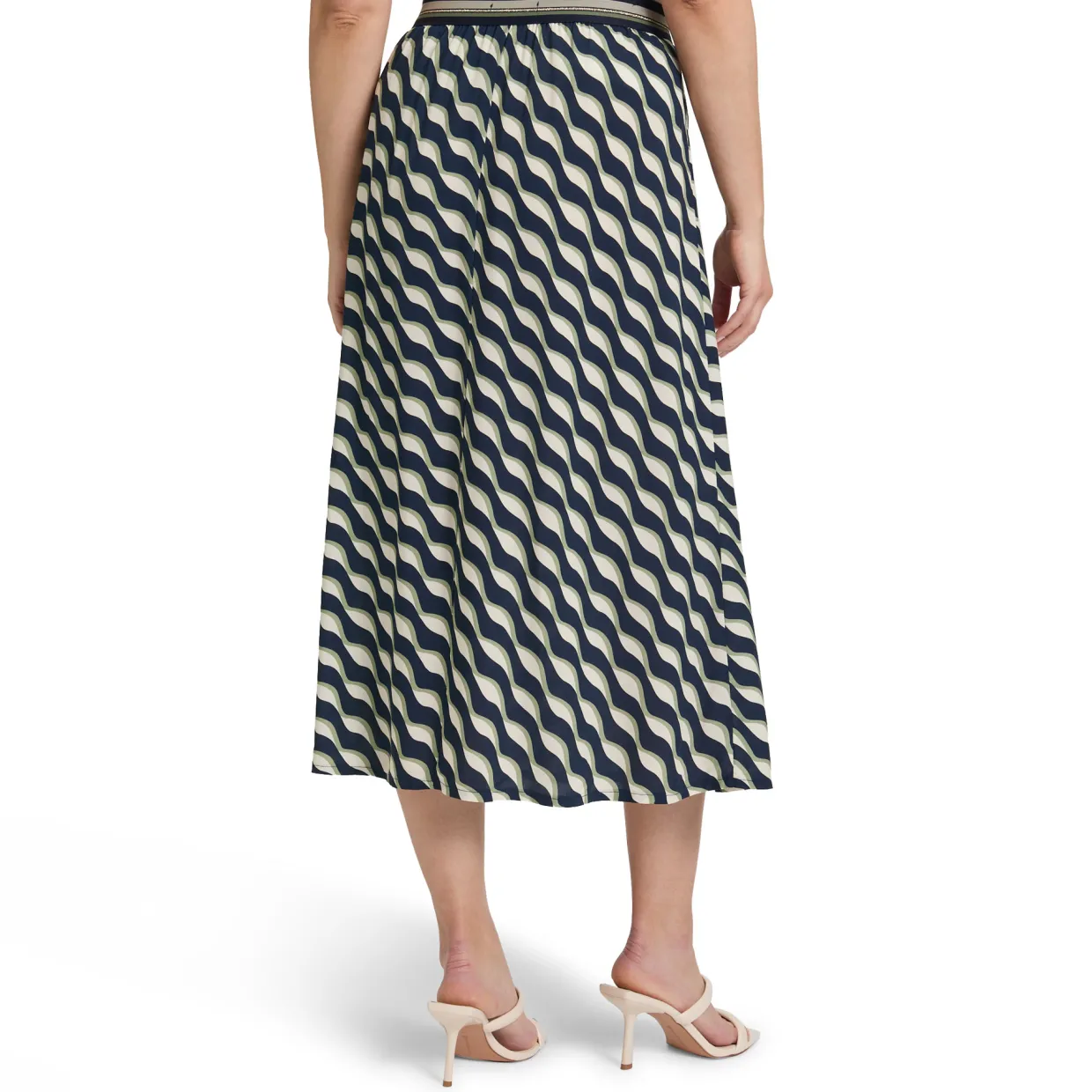 Wavy Graphic Skirt