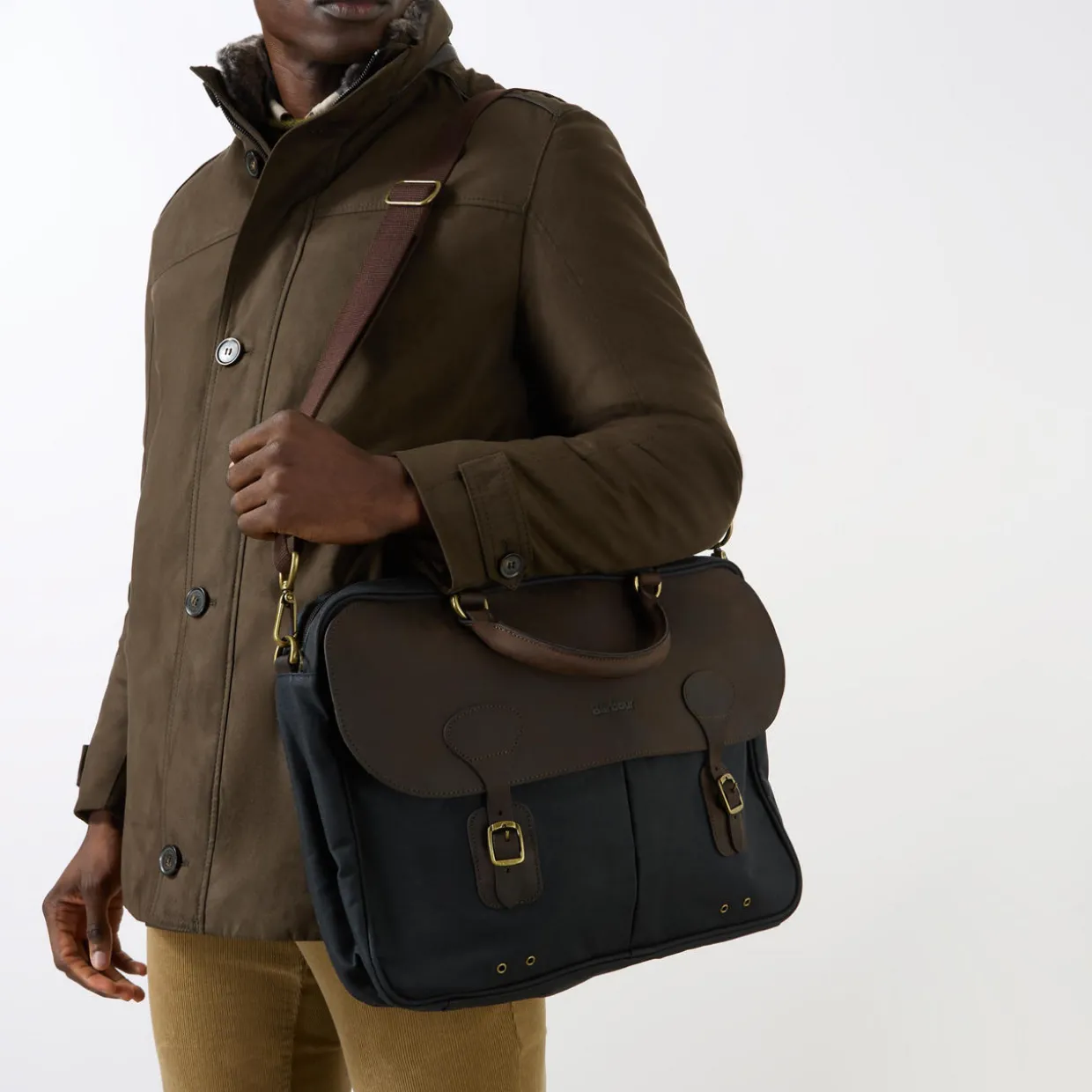 Wax Leather Briefcase