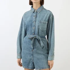 Weightless Denim Playsuit