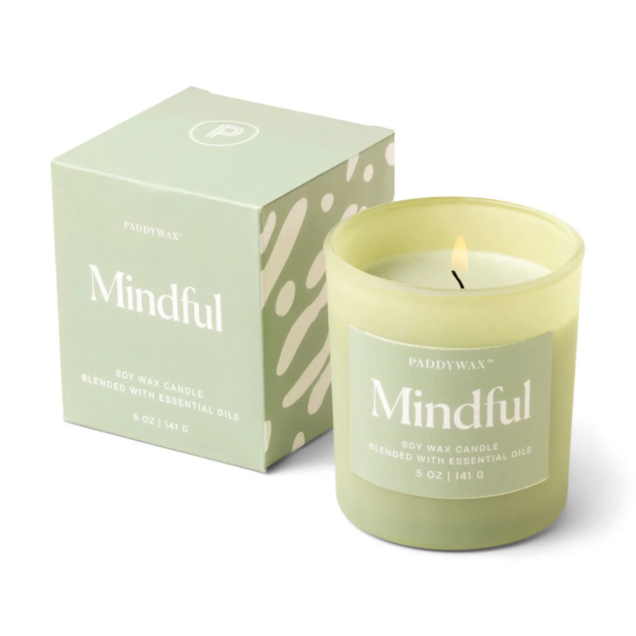 Hot PADDYWAX Wellness Glass Candle in Mindful 141g