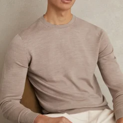 New REISS Wessex Merino Wool Sweater
