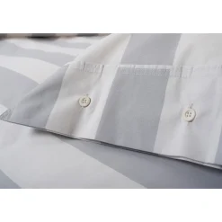 West End Duvet Set Grey/White