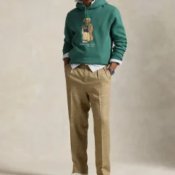 Hot POLO RALPH LAUREN West Village Bear Logo Drawstring Hoodie