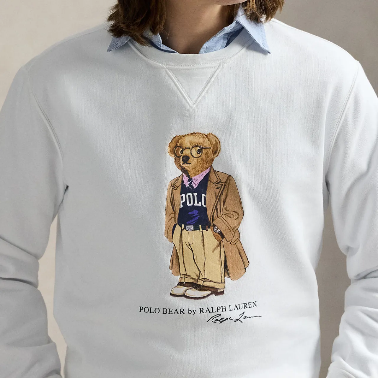 Outlet POLO RALPH LAUREN West Village Bear Logo Sweatshirt