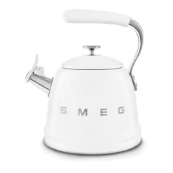 Hot SMEG Whistling Kettle White