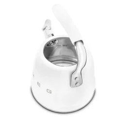 Hot SMEG Whistling Kettle White
