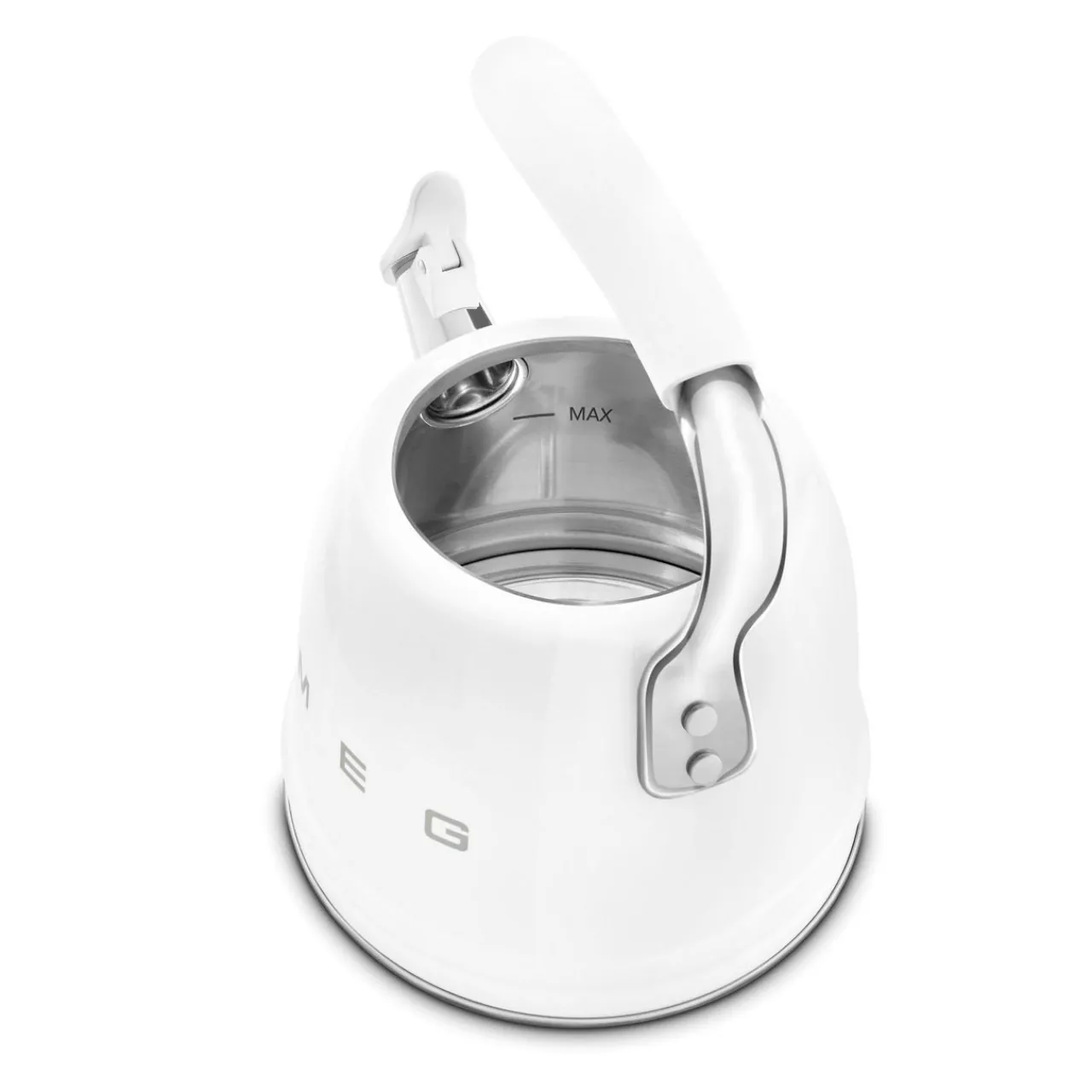 Hot SMEG Whistling Kettle White