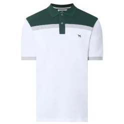 Whitby Colourblock Logo Polo Shirt