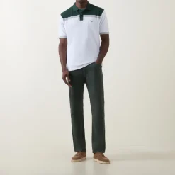 Whitby Colourblock Logo Polo Shirt