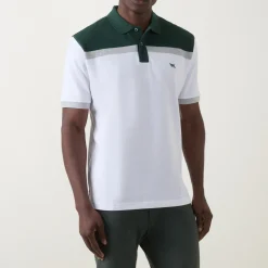 Whitby Colourblock Logo Polo Shirt