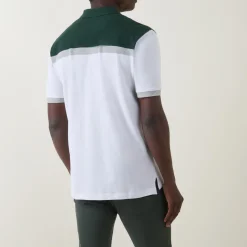 Whitby Colourblock Logo Polo Shirt