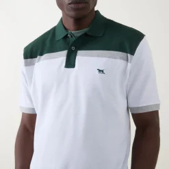 Whitby Colourblock Logo Polo Shirt