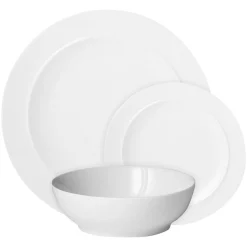 New DENBY White By 12-Piece Tableware Set