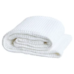 White Honeycomb Throw