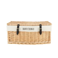 Wicker 22 Inch Hamper Basket