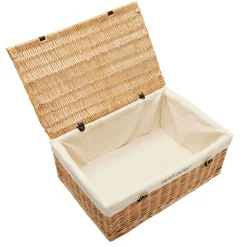 Best BROWN THOMAS Wicker 24 Inch Hamper Basket