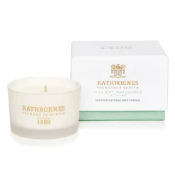 Outlet RATHBORNES 1488 Wild Mint & Watercress Travel Candle