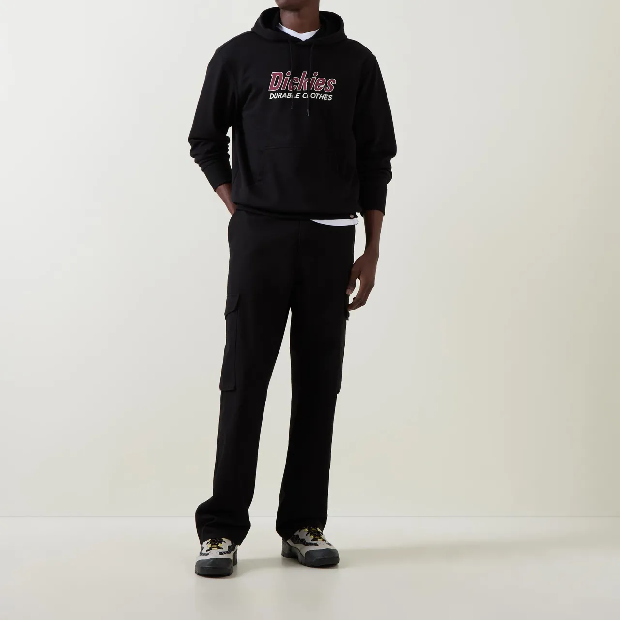 Hot DICKIES Williston Logo Drawstring Hoodie