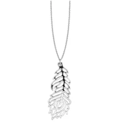 Online NEWBRIDGE SILVERWARE Wish Feather Pendant Necklace