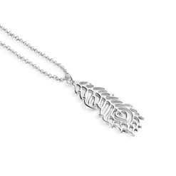 Online NEWBRIDGE SILVERWARE Wish Feather Pendant Necklace