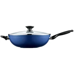Online BLUE DIAMOND Wok with Lid 30cm