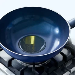 Online BLUE DIAMOND Wok with Lid 30cm