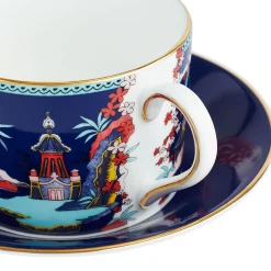 Hot WEDGWOOD Wonderlust Teacup Saucer Set 185ml