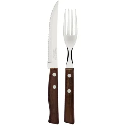 Wooden Handle 12-Piece Cutlery Set