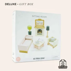 Wooden Sitting Room 19-Piece Set