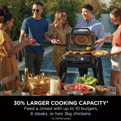 Hot NINJA Woodfire Pro Connect XL Electric BBQ Grill & Smoker