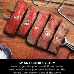 Clearance NINJA Woodfire Pro XL Electric BBQ Grill & Smoker with Smart Cook