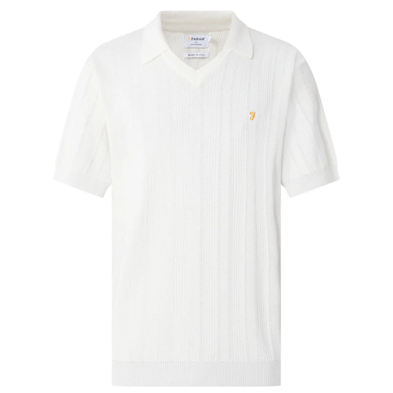 Sale FARAH Woodford Logo Knitted Polo Shirt