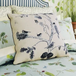 Online SANDERSON Woodland Chorus Duvet Set Blue Grey