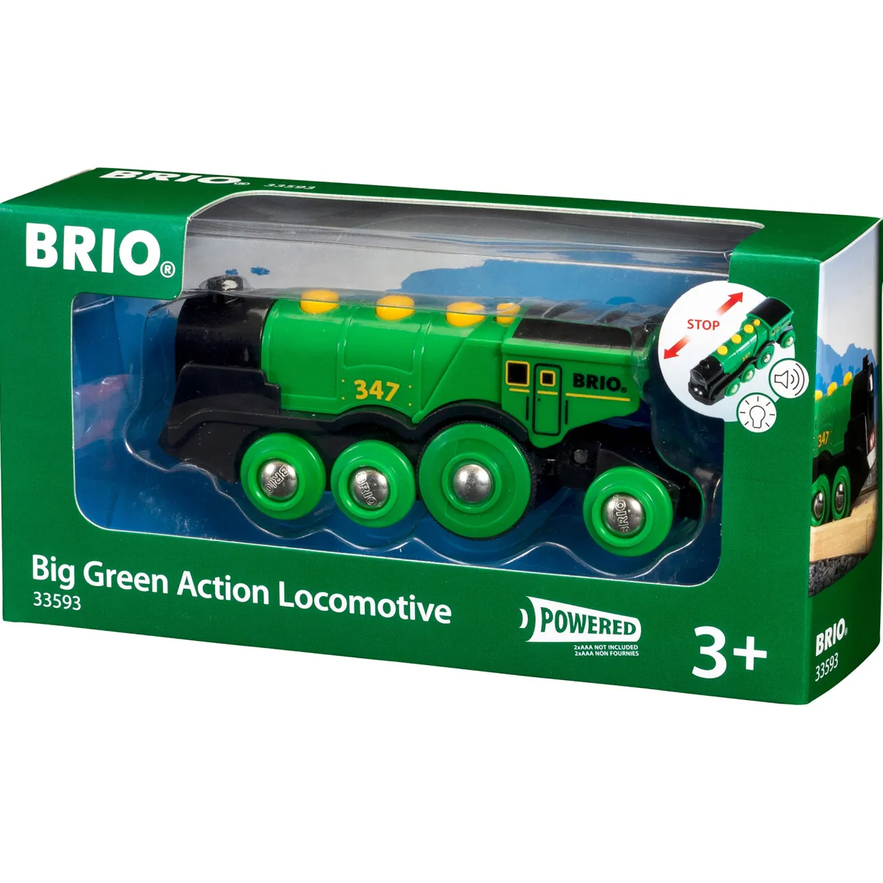 World: Big Green Action Locomotive Train