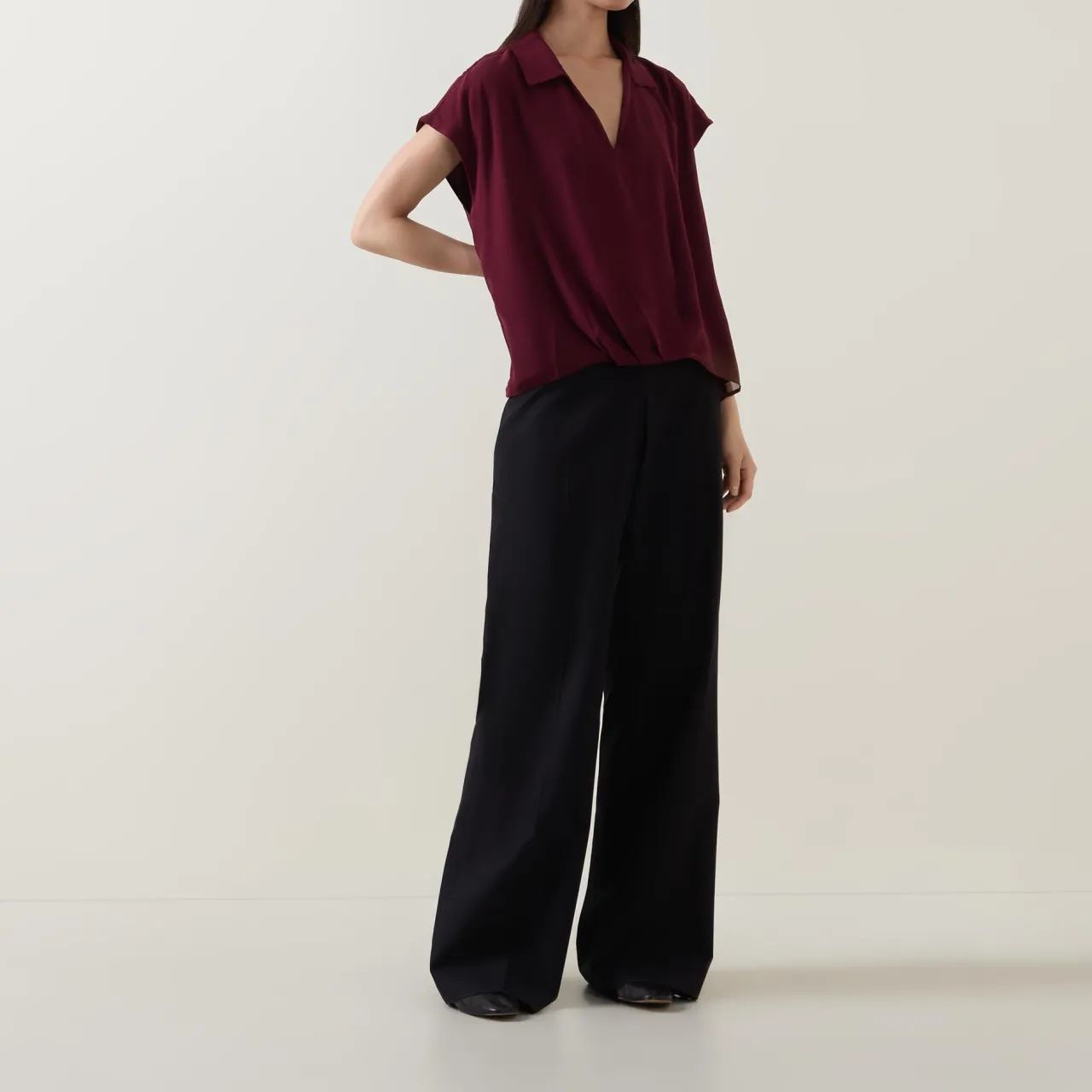 Outlet CALVIN KLEIN Wrap Draped Blouse