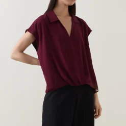 Outlet CALVIN KLEIN Wrap Draped Blouse