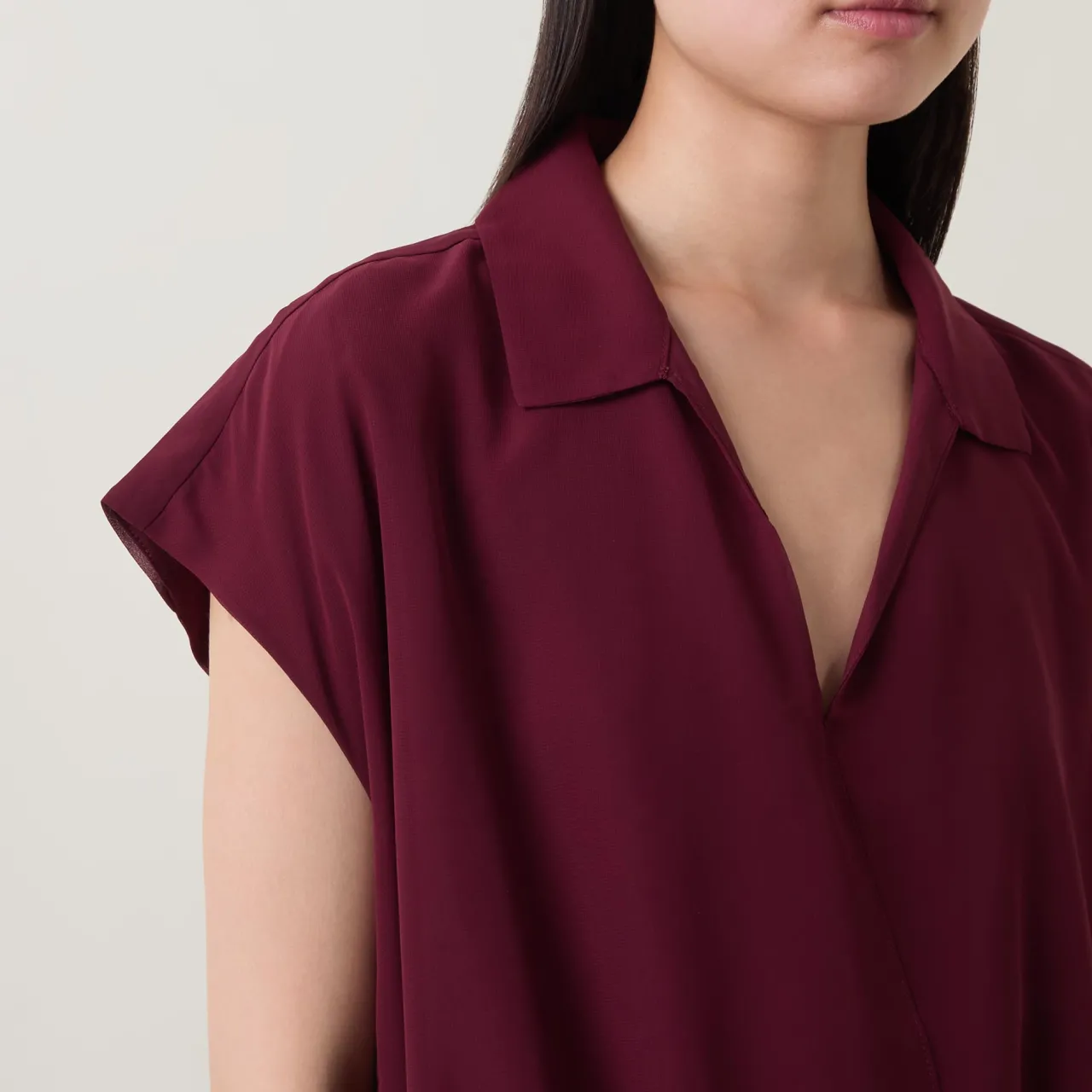 Outlet CALVIN KLEIN Wrap Draped Blouse