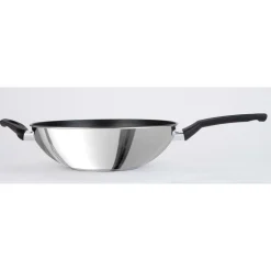 9x Tougher Stainless Steel Stir-fry Pan 30cm