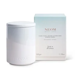 Sale NEOM WELLBEING Ylang Ylang, Vetivert & Tonka Bean Two-Wick Scented Candle 320g