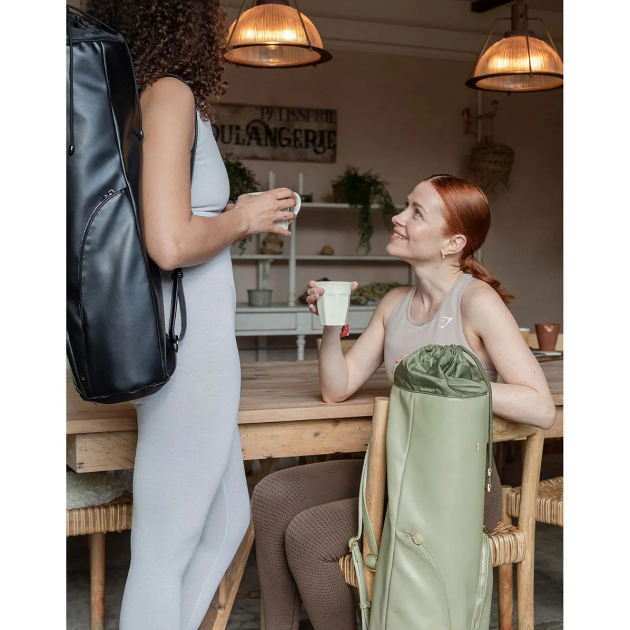 Hot STACKERS Yoga Bag Moss Green