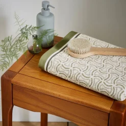 Discount BEDECK BELFAST Yoko Towel Sage/Green/White