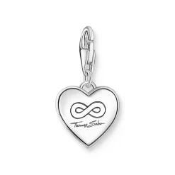 You & Me Logo Heart Charm