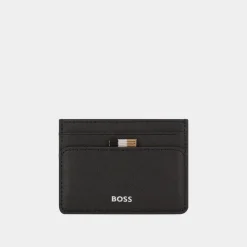 Zair Logo Leather Cardholder