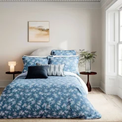 Zayda Duvet Set Chambray Blue