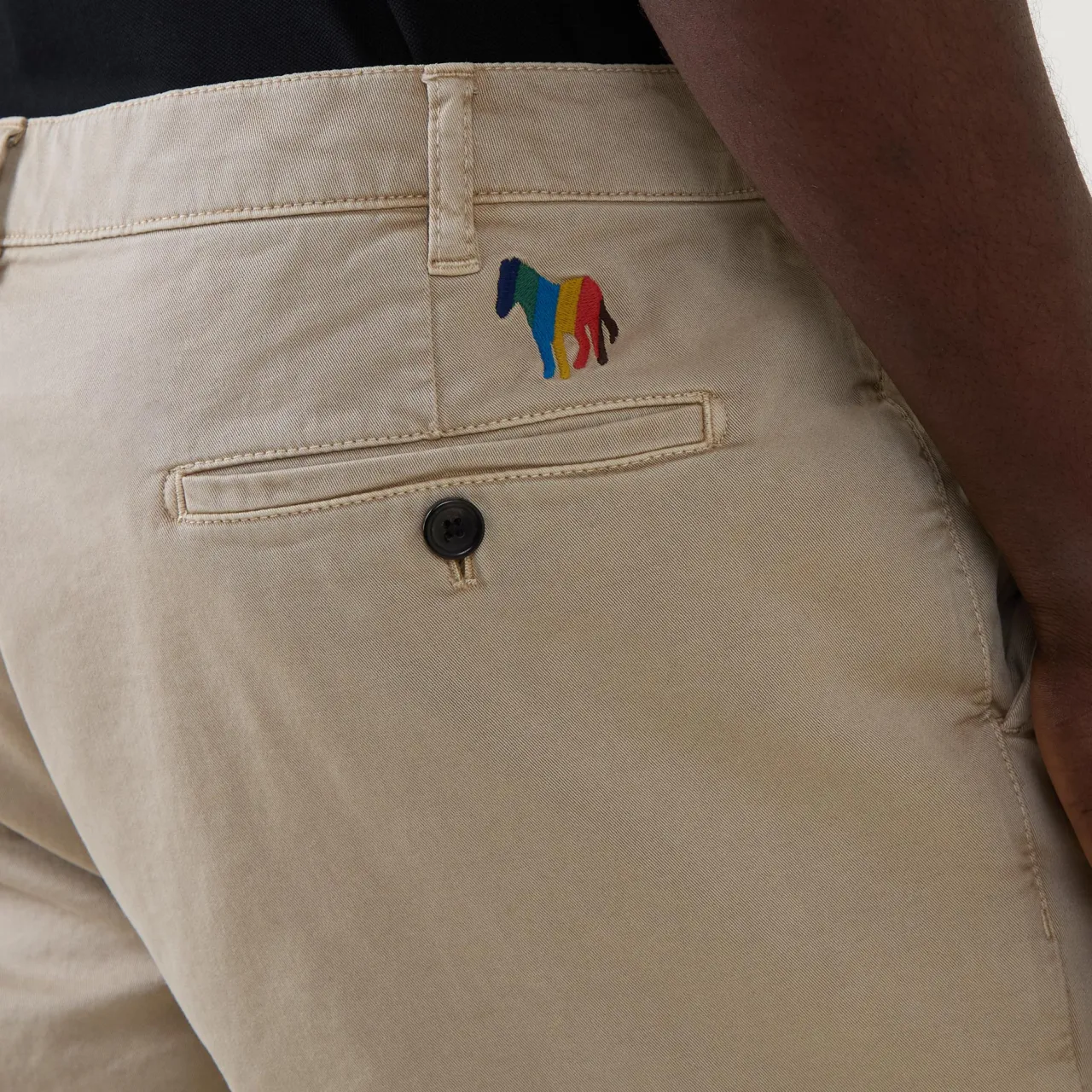 Outlet PS PAUL SMITH Zebra Logo Chino Shorts