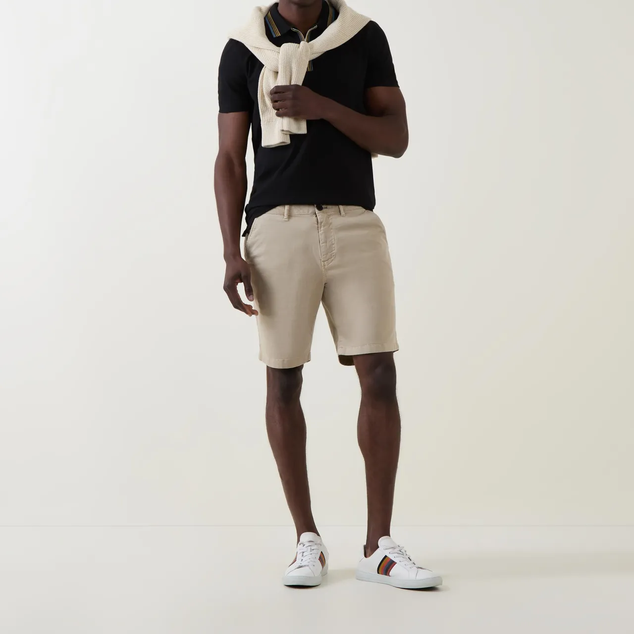 Outlet PS PAUL SMITH Zebra Logo Chino Shorts