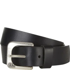 Zed Leather Belt Black